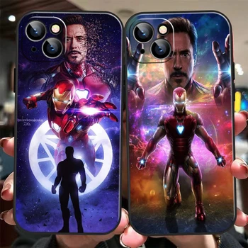 Avengers Iron Man Pre iPhone 13 12 11 Pro Max 12 13 Mini X XR XS Max 6 6 7 8 Plus Telefón Prípade Carcasa Funda Mäkké Silikónové Krytie