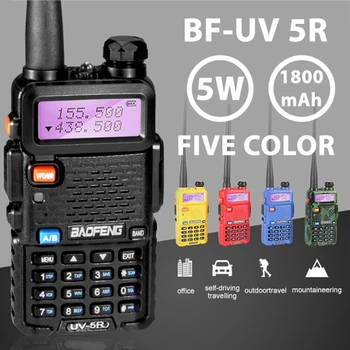 Baofeng UV-5R Profesionálne Walkie Talkie 5W VHF UHF Prenosné UV5R obojsmerné Rádiové Stanice UV 5R Lov CB Vysielač Ham Rádio