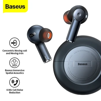Baseus Bowie EX TWS Bezdrôtové Slúchadlá Bluetooth 5.3 Hearphones 360° Surround Stereo Headset Potlačením Hluku Slúchadiel Pre iPhone