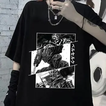 Berserk Črevá T Shirt pre Mužov Manga Šermiar Gatsu Obeť Zodd Anime T-shirt Camisas Hombre Bavlna Módne pánske Oblečenie Top