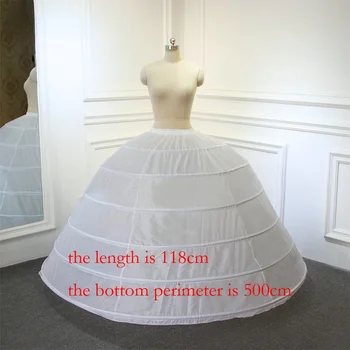 Big 6 Hoop Spodnička pre plesové Šaty, Svadobné Šaty Dĺžky Okolo 120 cm