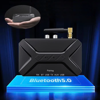 Bluetooth Audio Vysielač, Prijímač HD Nízku Latenciu Bezdrôtová 5.0 Bluetooth Audio Adaptér pre TV, PC Slúchadlá