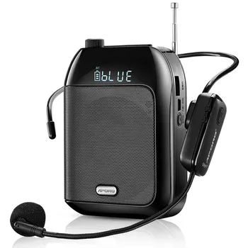 Bluetooth Megaphone Prenosného Hlasu Zosilňovač Učiteľ Mikrofón Reproduktor UHF 15W FM Nahrávania S Mp3 Prehrávač, FM Rádio, Záznamník