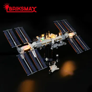 BriksMax Led Svetla Kit Pre 21321 Nápady Série Medzinárodnej Vesmírnej Stanici
