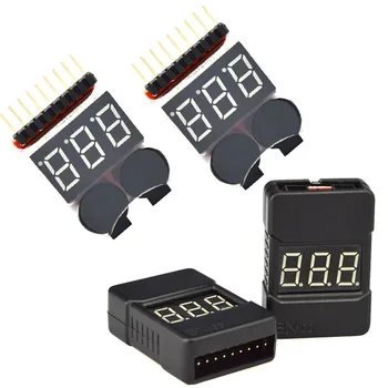 BX100 1-8S Lipo Batérie Napätie Tester/ Nízke Napätie Bzučiak Alarm/ Napätie Batérie Pravopisu s Duálne Reproduktory