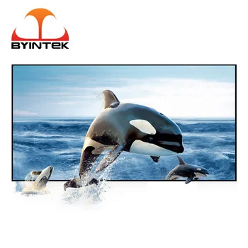 BYINTEK 100 120 130 palcový Reflexné Textílie Projektor Projekčné plátno Zvýšenie Jasu Pre K1 K2 K7 K9 M1080 P8I P10 P12 R15