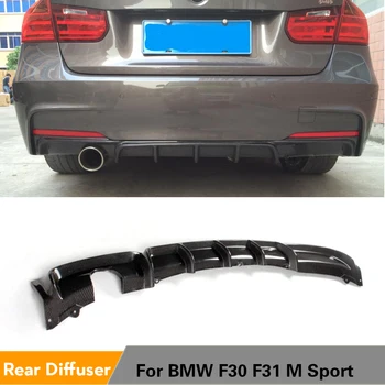 Carbon Fiber / FRP Zadný Nárazník Difúzor Pery Spojler Chránič Exteriéru Pre BMW F30 F31 M Šport Nárazníka 2012 - 2017