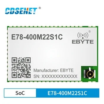 CDSENET ASR6601 LoRa Modul 433MHz 22dBm Bezdrôtového Modulu SX1262 SMD IPEX Antény 6 km Dlhé Vzdialenosti E78-400M22S1C