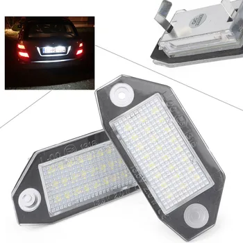 CE LED licenčné Číslo Doska Svetlo na Čítanie Osvetlenie, Indikátor Pre Ford Mondeo MK3 2000 2001 2002 2003 2004 2005 2006 07 Príslušenstvo