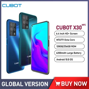 Cubot X30 6.4 Palcový FHD Mobilný Telefón Heliograf P60 Android 10 Smartphone 48MP Päť Kamier 8 GB+256 GB Mobil Globálna Verzia 4200mAh