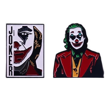 Dark Knight Brošňa Joker Odznak a Hra Teória Den Geek Pin Príslušenstvo