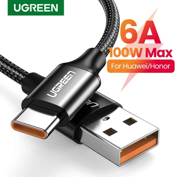 DBG 5A 6A USB Typu C Kábel Supercharge Rýchle Nabíjanie 3.0 Rýchle USB C Nabíjanie Kábel, Typ-C, USB kábel Na Huawei P30 Pro P20
