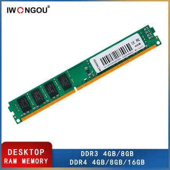DDR4 Pamäte Ram, 8gb 2400mhz Na Ploche IWONGOU ddr3 8gb 1600mhz 4GB DDR4 4GB 8GB 16GB 2400MHz 2666MHz 3200MHz Pre Intel a AMD