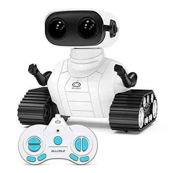 Diaľkové Ovládanie Robota Hračky Nabíjateľná RC Robot pre Chlapcov a Dievčatá s Hudbou, Tanec LED Oči Vianočný Darček pre Deti