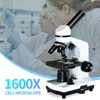 Digitálny Mikroskop 40-1600X Zväčšenie Mikroskopu Kamery, Prenosné Ručné Mikroskop pre Deti, Študentov, Dospelých Telefón Adaptér