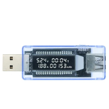 Digitálny USB Nabíjačka Telefónu Kapacita Meter Nabíjacieho Prúdu Napätie Monitor Tester Digitálny Voltmeter Ammeter Nástroje Tester