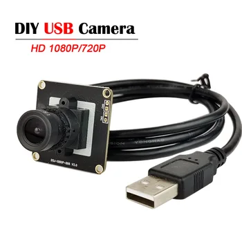 DIY HD 1080P USB Modul Kamery 2MPX CMOS OV2710 Vysokej Rýchlosti Webkamera 720P UVC Usb2.0 USB Kamery