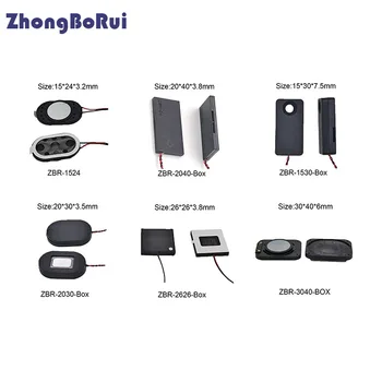 DIY Počítača, Audio Prenosný Notebook Speaker Box 1524 1530 2030 2040 2626 3040 8Ohm 2W Vnútorné Magnetické Ultra-tenký Reproduktor