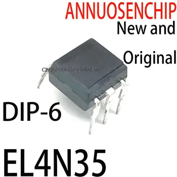 Doprava zadarmo 100KS Nové a Originálne 4n35 DIP6 Optocouplers Phototransistor 30V NOVÉ EL4N35