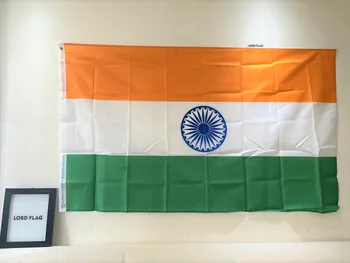 Doprava zadarmo vlajke Indie vlajky Zástavy 90*150 cm Visí Národnej vlajky Indickej Domáce Dekorácie vlajka
