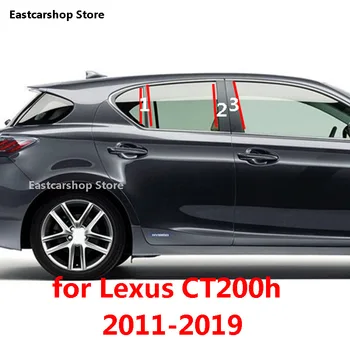 Dvere auta sa Okno Strednom Stĺpci Výbava Dekorácie Ochrany Pásy PC Samolepky pre Lexus CT200h CT 200 200h 2011-2019 Príslušenstvo