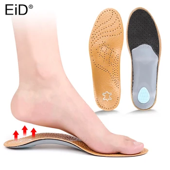 EiD Kožené ortopedické topánky jediným Vložky pre Nohy Arch O/X Nohu opravené protetických stielka pre nohy mužov, ženy, Deti