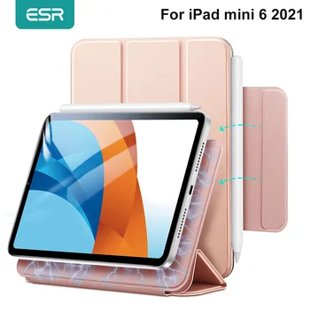 ESR Magnetické pre iPad mini 6 Prípade 2021 8 3 pre iPad mini Prípade Trifold Stojan pre iPad mini 6 Prípade mini6 8.3 Smart Cover Funda