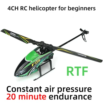 F03 RC Vrtuľník 2.4 G Diaľkové Ovládanie Lietadla 4CH 6-Aixs Gyro Anti-kolízie Alttitude Podržte Hračka Rovine RTF VS V911S