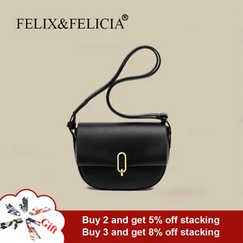 FELIX&FELICIA Továrni Značky Vysokej Kvality, Luxusné, Originálne Kožené Módne Ramenný Sedlo Tašky Mini Crossbody Tašky Pre Ženy 2021