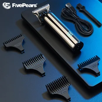 FivePears Professional Hair Clipper T9，Ročníka T9 USB Nabíjateľný Holiaci Stroj Pre Mužov，Zastrihávač Chĺpkov/Clipper Holič Stroj