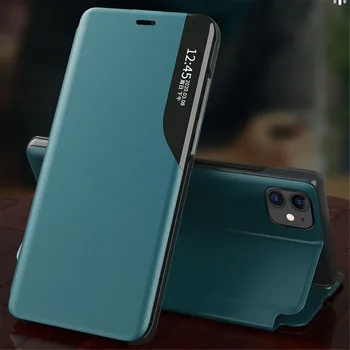 Flip Kožené Telefón puzdro Pre Samsung Galaxy Note 8 9 10 Plus Poznámka 20 Ultra M21 M30S M31 M51 Peňaženku Stáť Kryt Coque Magnetické Taška
