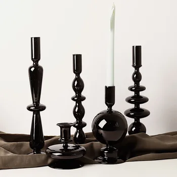 Floriddle Tvorivé Jednoduchá Sklenená Váza, Svietnik Remesiel In Art Obývacia Izba, B & B Tabuľka Dekorácie
