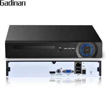 GADINAN 16 Kanálov 5MP CCTV NVR Security Network Video Recorder Systém XMEYE Podporuje H. 265/H. 264 P2P Cloud DDNS HDMI VGA