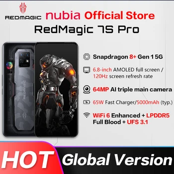 Globálna Verzia Nubia RedMagic 7S Pro SmartPhone 6.8