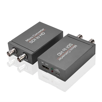 HD 3G Video Micro Prevodník SDI na kompatibilný s HDMI Na SDI Adaptér Prevodník s Audio Automatický Formát Detekcie Pre Kameru