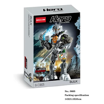 Hero Factory Série Stavebné Bloky Robot Akčné Figúrky Tehly Deti Hračky Model Tehly Nastaviť Pre Deti Chlapcov Darček K Narodeninám