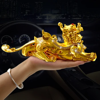 HOME OFFICE SHOP CAR TOP Účinným Talizman Ochrany # Peniaze Kreslenie veľa ŠŤASTIA zlato PI XIU Mýtické dragon FENG SHUI socha