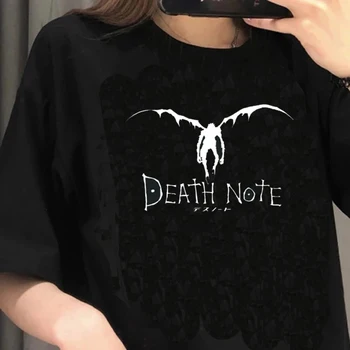 Horúce Japonské Anime Death Note, T Shirt Mužov Kawaii Cartoon Harajuku Míša Amane Grafické Tees Bežné Unisex Topy Manga T-shirt Muž