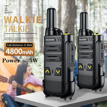 Horúce Mini 4800mAhWalkie-talkie 16 Kanálov Drop-odolný H2 Bezdrôtový Civilné Jasné Hlasové Prieniku Silná Frekvencia 400-470MH