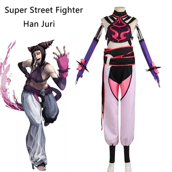 Hra Super Street Fighter Han Juri Cosplay Kostýmy Jednotné Oblečenie Halloween Karneval Oblek Pre Ženy, Dievčatá