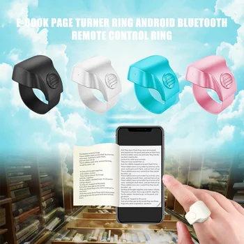 Inteligentný Prenosný Prístroj Prst Prsteň Nastaviteľný Multifunkčný Telefón Bluetooth Krúžok Diaľkové Ovládanie E-book Page Turner Krúžok
