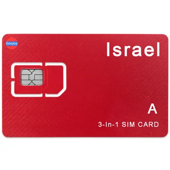 Izrael Predplatených Dát Sim Karty, Izrael Cellcom cestovné sim karty,4G sim dát neobmedzený Internet Data programu,internet sim karty