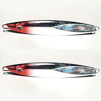 Japonsko 1pc 40g/60 g/80 g/100 g/120g/150g Svetelný Prípravok Lesk striebra s 3D oči viesť ryby viesť prípravok nôž prípravok super dobrej kvality
