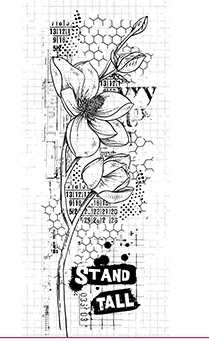 JASNÉ, PEČIATKA kvet pozadí DIY Zápisník Karty album paper craft kremíka gumový valček transparentné pečiatky 789