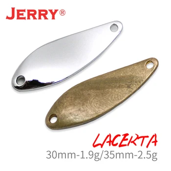 Jerry 1.8 g 2.4 g micro rybárske lyžice mosadz unpianted prázdne telo oblasti pstruh spinner sladkovodné kovové umelé návnady