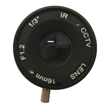 JIENUO CCTV 4pc 8pcs 16pcs 16 mm Objektív, CS pre HD Bezpečnostné Kamery F1.2 Formát Obrazu 1/3 Obrázok Dohľadu Objektív
