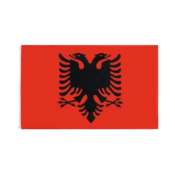 johnin 90x150cm ALB AL Albánsko vlajka