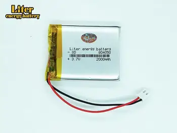 JST PH 2.54 mm 10pcs 3,7 V polymer lithium batéria 804050 2000MAH GPS navigáciu, mobilný výkon počítača tablet