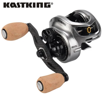 KastKing Bassinator Elite Baitcasting Fishing Cievky 8 kg / 17.65 LB Presuňte 10+1 Guľkové Ložiská 6.6:1/8.1:1 Výstroj Ratito Fishing Cievky