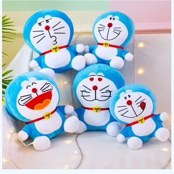 kawaii plyšové hračky Doraemon plnené cartoon animal crossing plyšové peluches grandes dieťa mäkké hračky vankúš juguetes domáce dekorácie